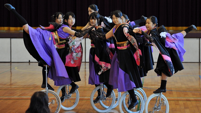 2010年10月23日　町田第二小学校イベント（演技披露･一輪車体験教室）