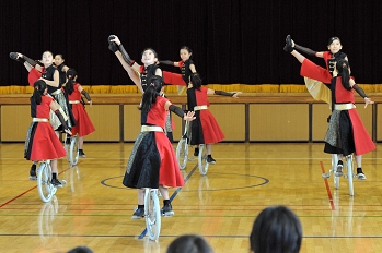 2010年11月6日　中林フェスタで演技発表会